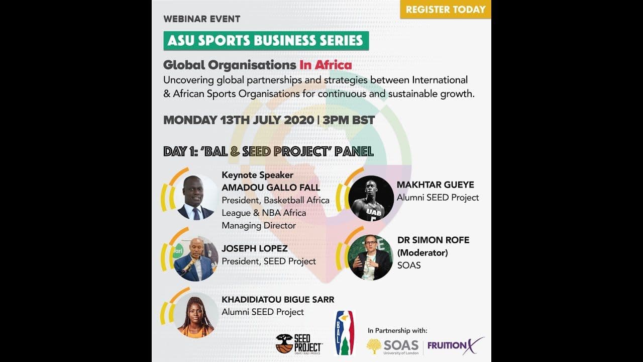 Global Organisations in Africa: Basketball Africa League & the SEED Project